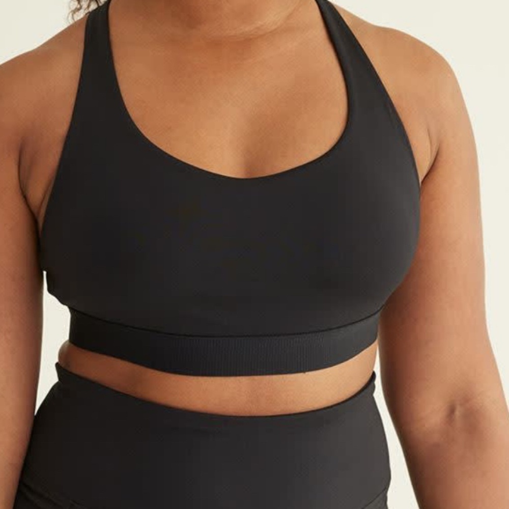 Pennington’s Active Zone Plus Size 3X Woman Lady Black Sports Bra Activewear Gym